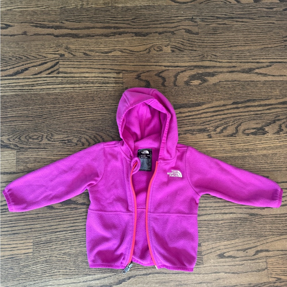 The North Face Magenta Fleece Hoodie